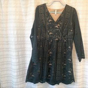 XL Green Lace Dress